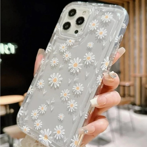 ⚠️Clearance🌟iPhone 12/Pro/Pro Max Daisy Phone Case - Picture 3 of 5